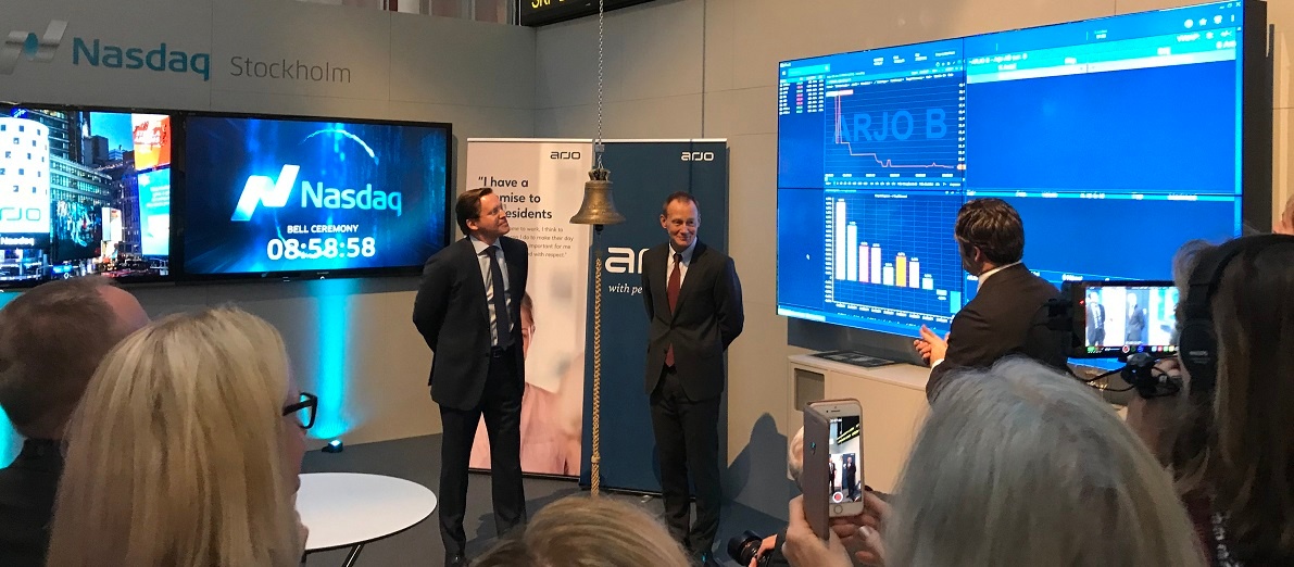 Arjo is now listed on Nasdaq Stockholm (updated)