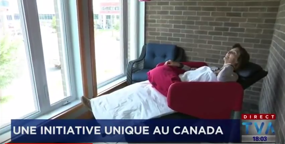 Canadian TV report on the Wellness Nordic Relax® Chair