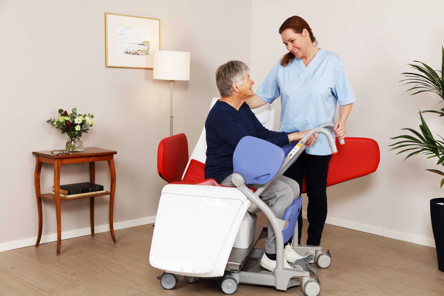 Nursing home evaluation on the Wellness Nordic Relax® Chair
